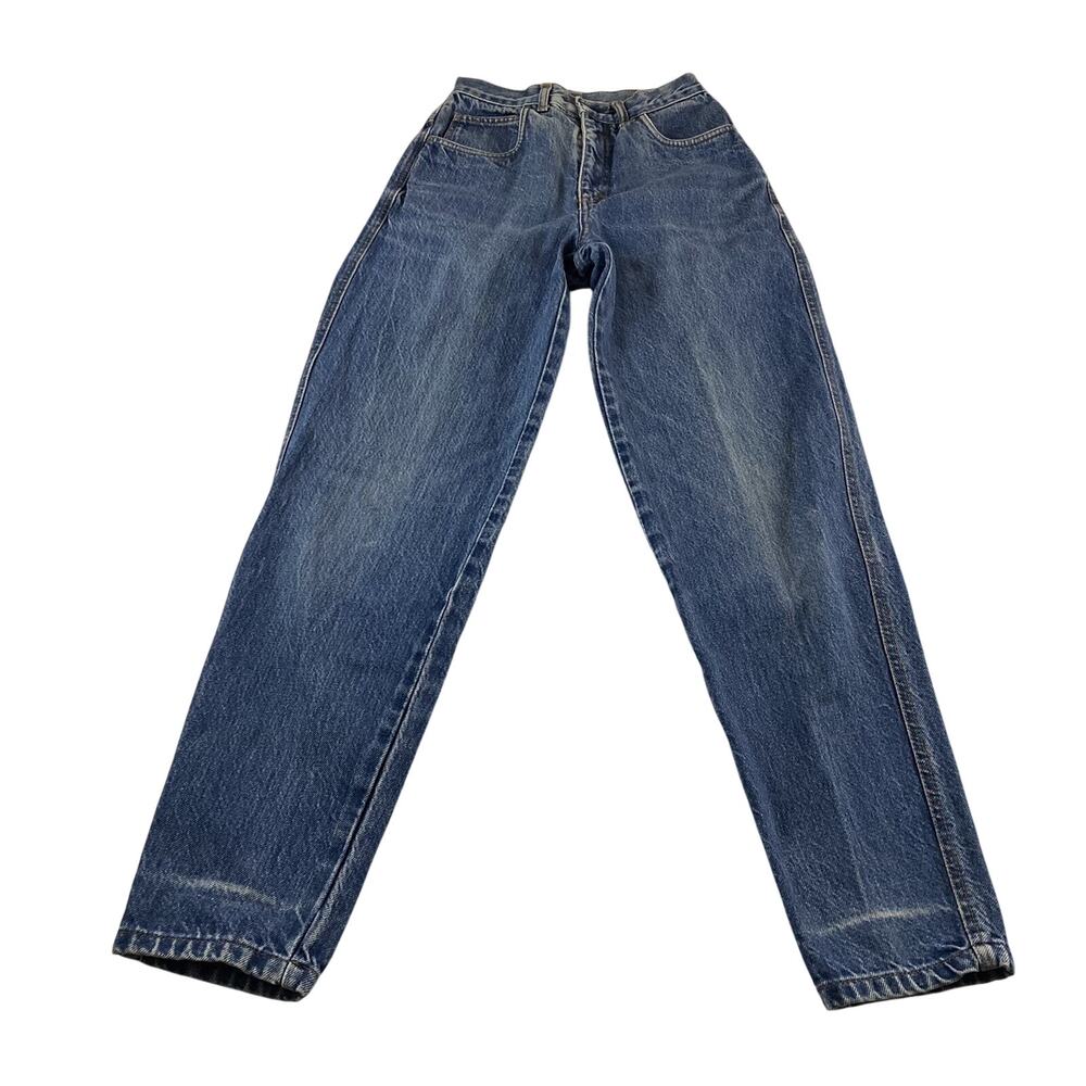 Mom Jeans Republic Denim High Waisted Medium Wash Straight Leg Sz 5/6 Vintage